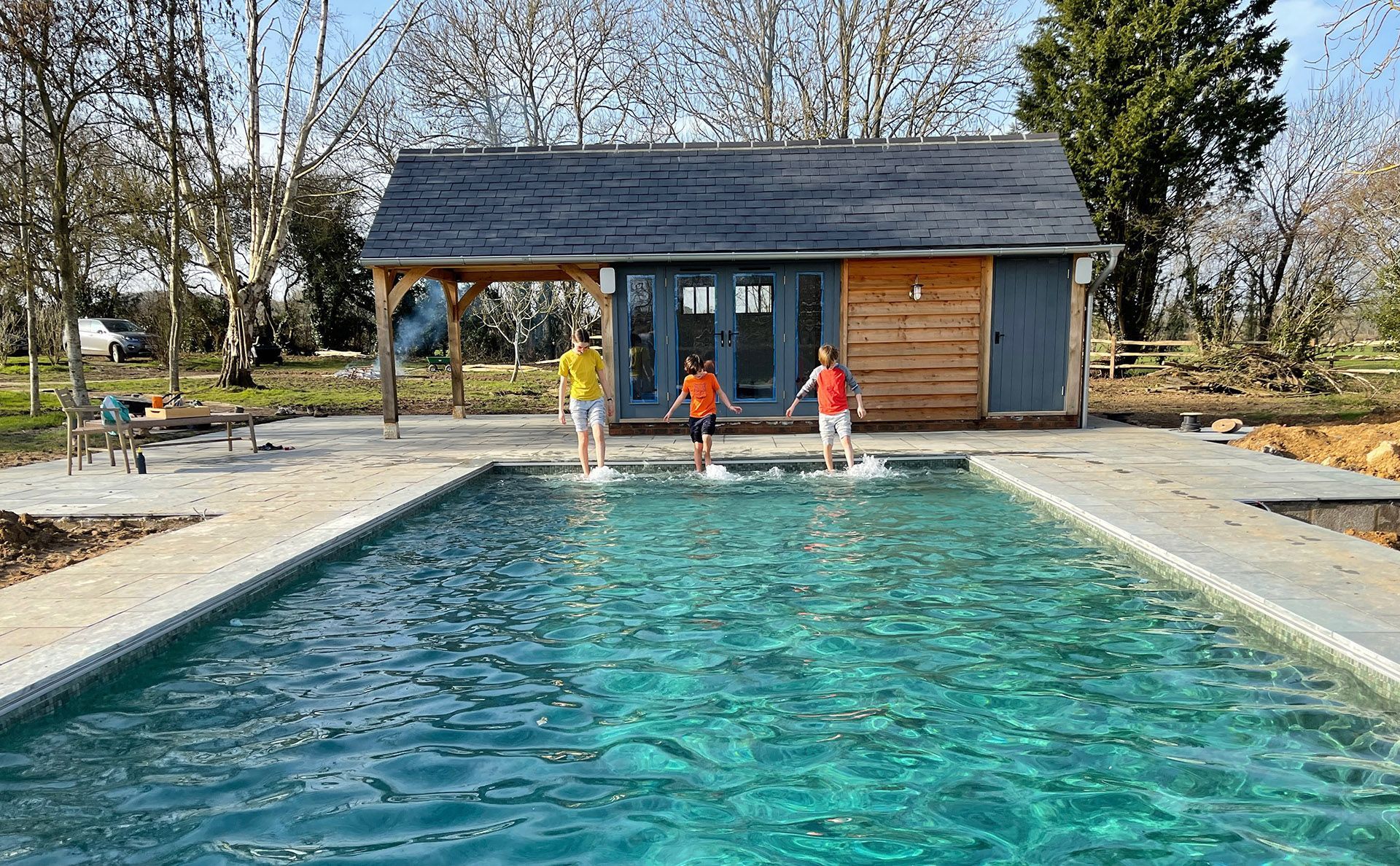 New Outdoor Concrete Swimming Pools by UK Swimming Pools Ltd