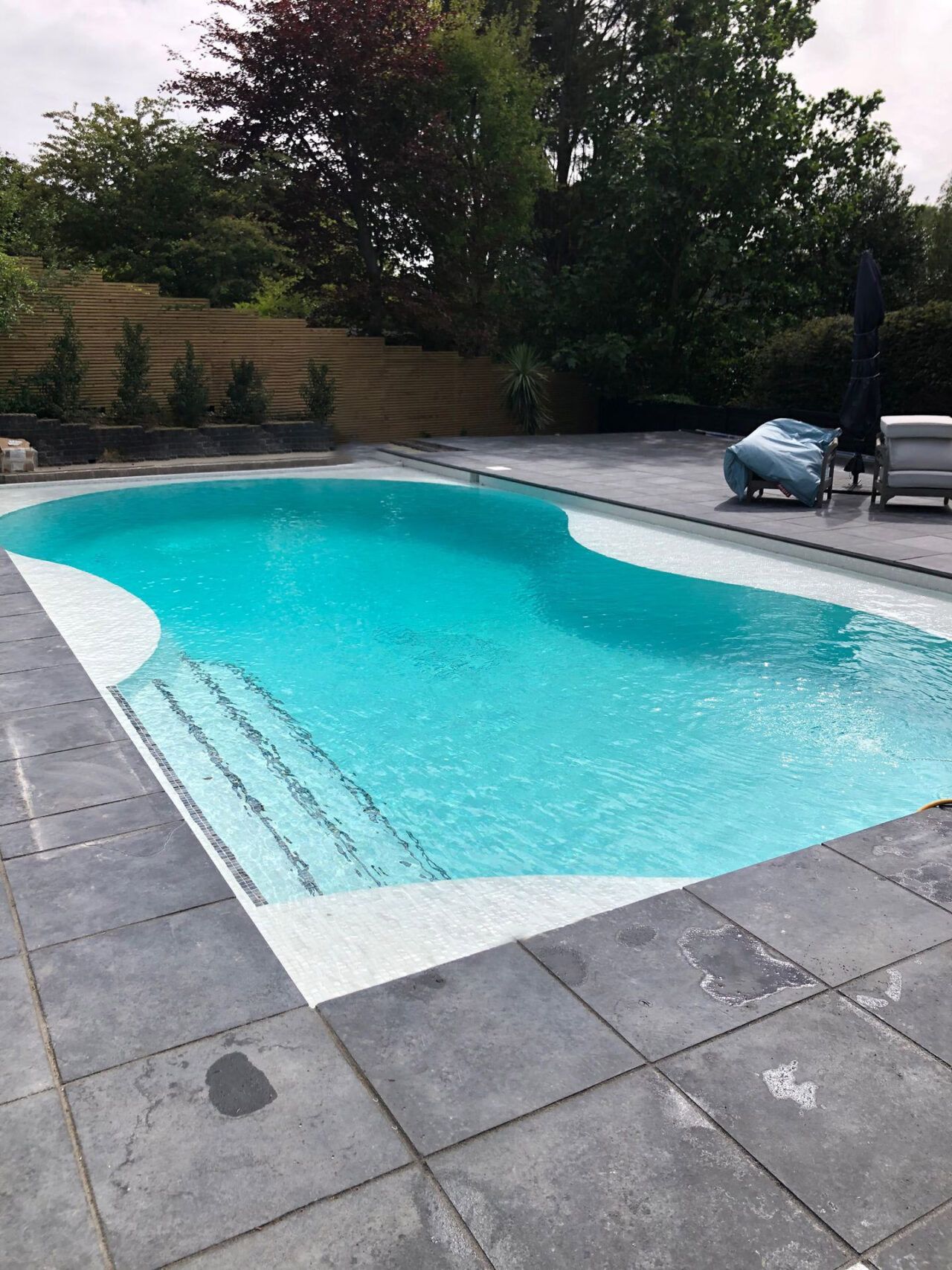 Despite its uniquely challenging original design, the pool has been successfully updated for decades to come. Despite its uniquely challenging original design, the pool has been successfully updated for decades to come.