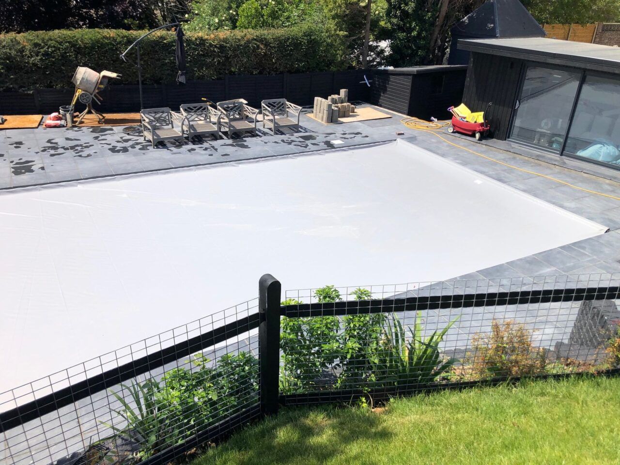 The clients now enjoy a refreshed family oasis complete with modern amenities and a dedication to family safety The clients now enjoy a refreshed family oasis complete with modern amenities and a dedication to family safety